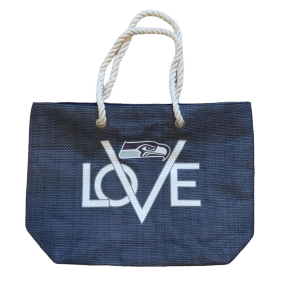 Seattle Seahawks Love Tote Bag